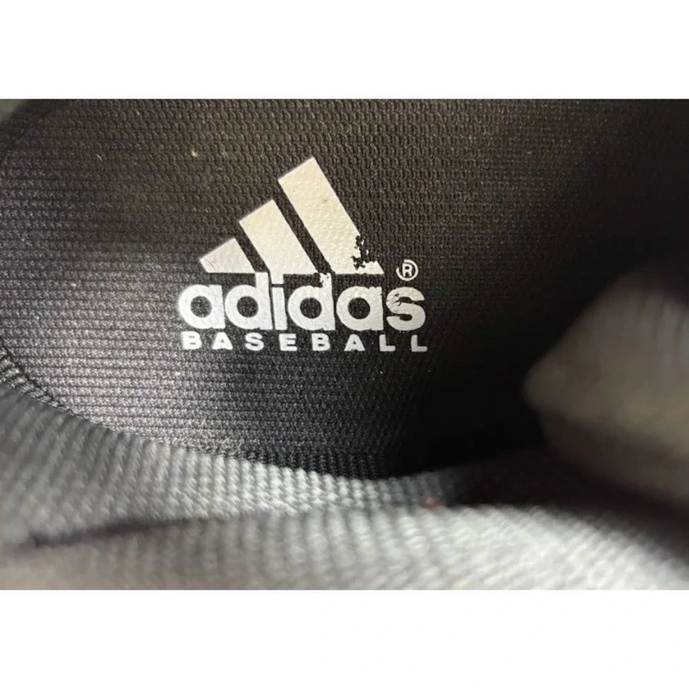 Adidas PowerAlley 5 Baseball Cleats 13‎ Black White Molded NWOT Athletic
